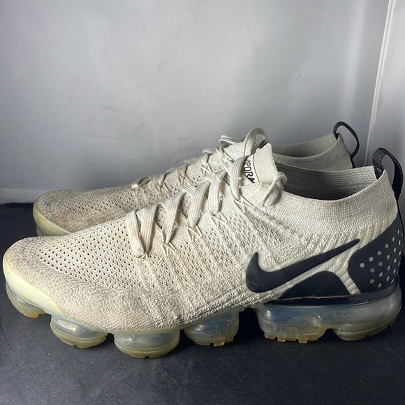Nike Air Vapormax Flyknit 2 White Black Reverse Orca Mens Size 10 942842-103 - Picture 5 of 11